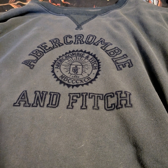 Abercrombie & Fitch Navy Sweatshirt - Picture 1 of 4